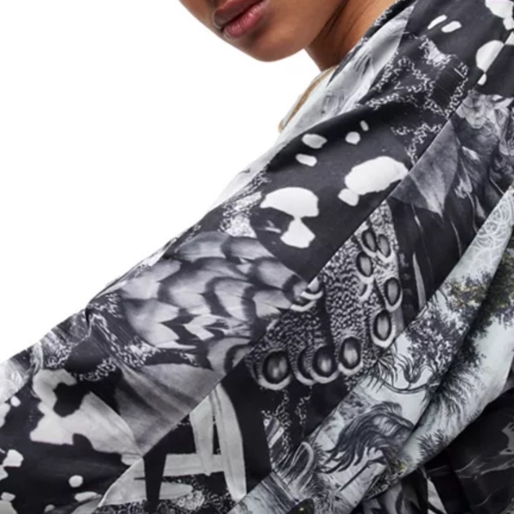 AllSaints Casi Gene Printed Kimono - Sz. UK 16/US 12 - Picture 3 of 16